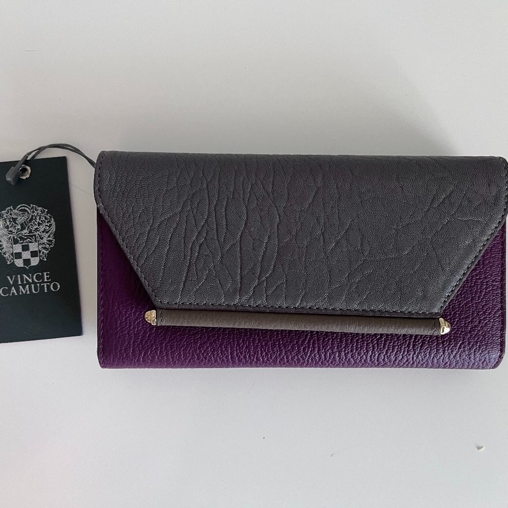 Vince Camuto 2 Color Block Wallet /  NEW W/TAGS